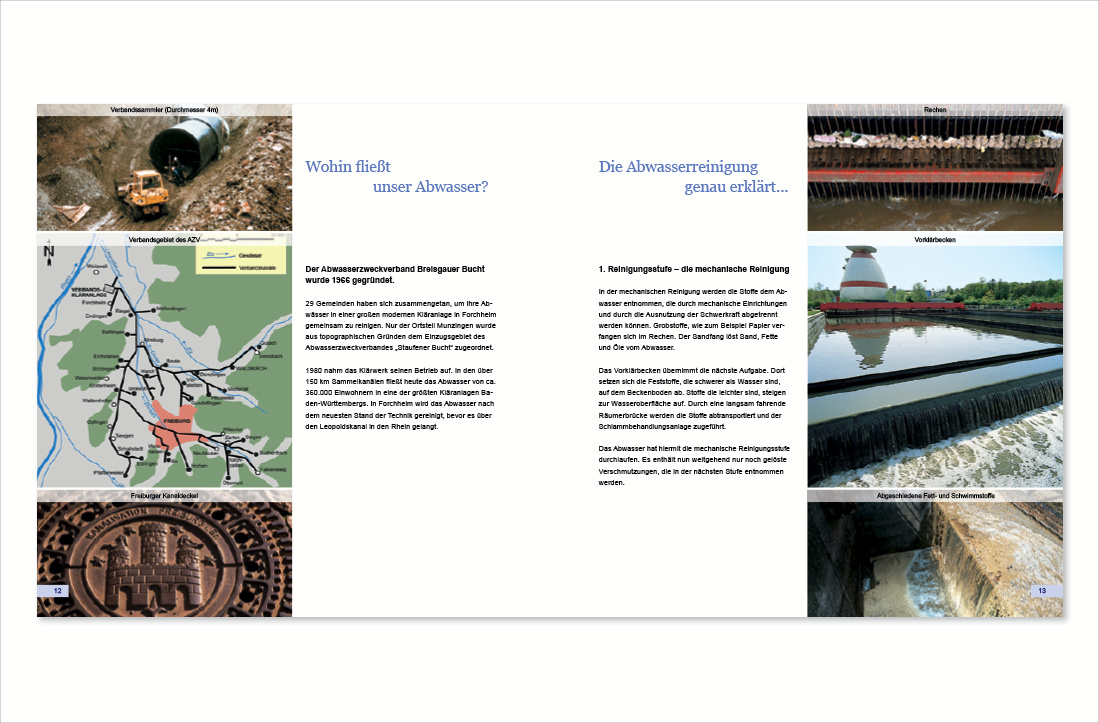 Stadtentw�sserung Freiburg � Beispielseite