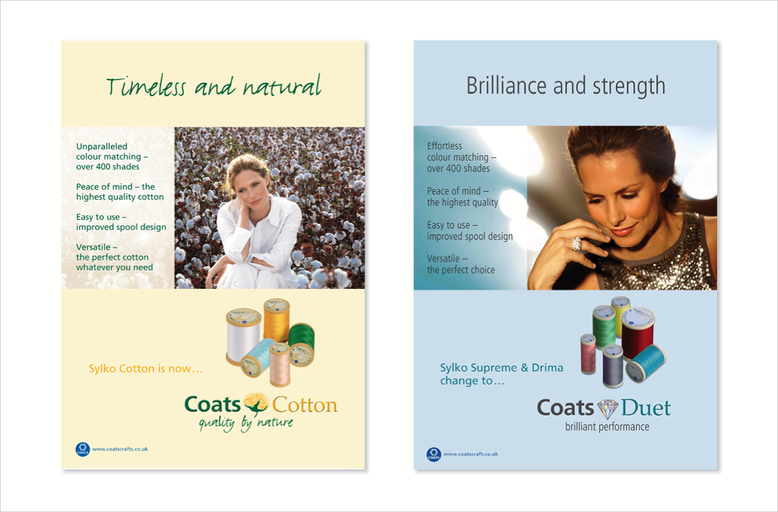 Coats � Poster Cotton und Duet